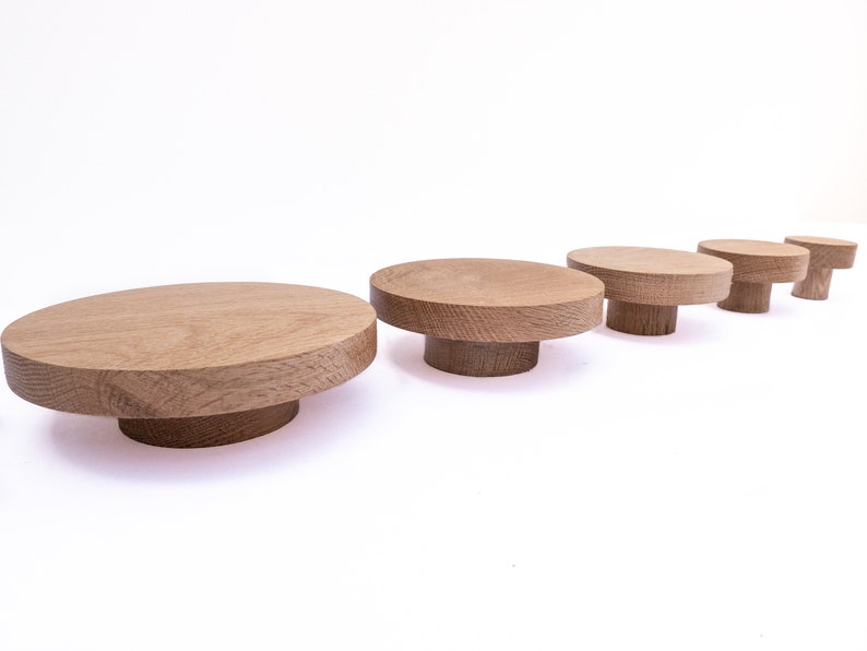 Round wooden Coat hooks by TOMAZIN wood hook modern coat Etsy