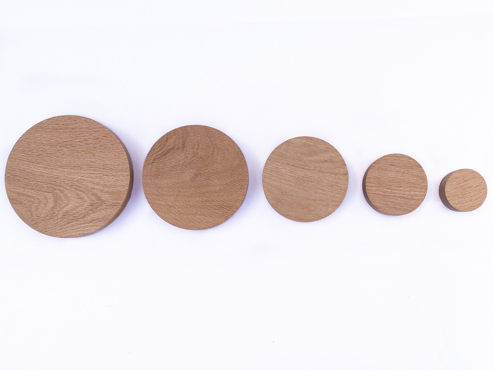 Round Wooden Coat Hooks by TOMAZIN Wood Hook Modern Coat Etsy