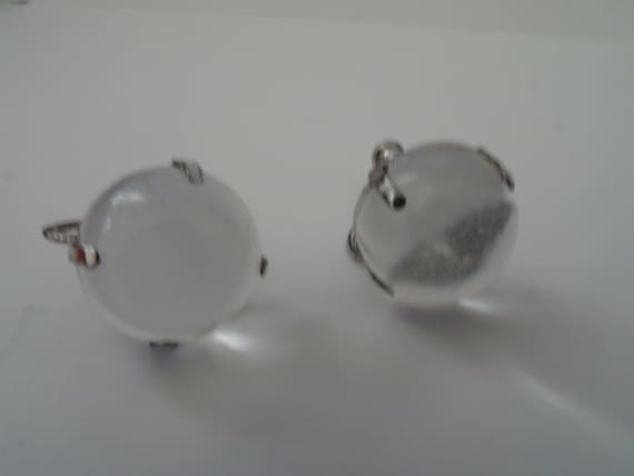 Pools of Light Sterling Silver Screw on Earrings