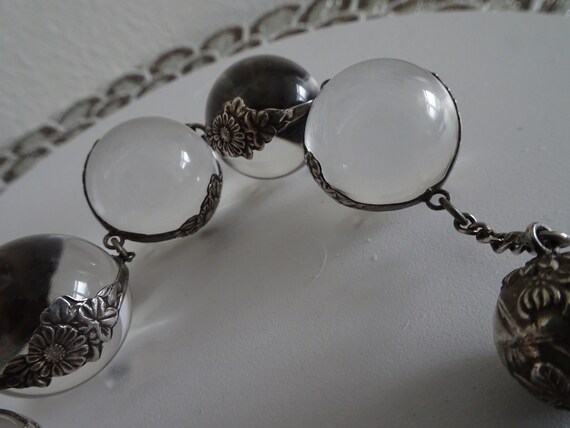 Amazing Antique Over Size 3/4" Orbs on this Pools… - image 10