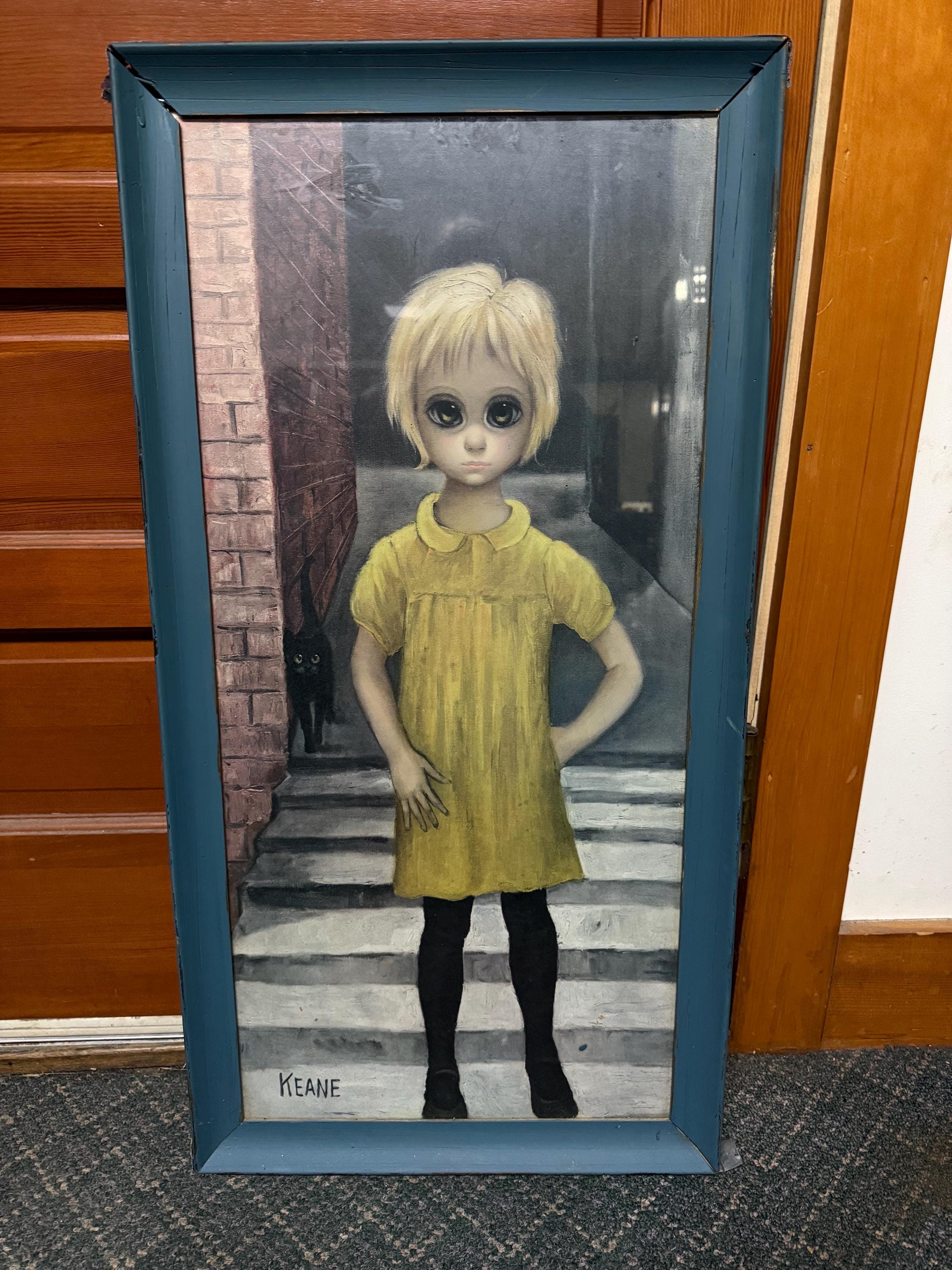Margaret Keane the Waif Framed Print Vintage - Etsy