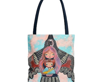 Alaskan Raven Tote Bag (AOP)