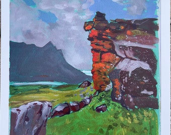 11 x 14 hand signed Kosharek art print, Wrangell ST Elias National Park