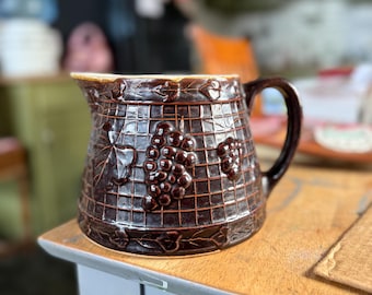 vintage Squat pitcher UHL pottery