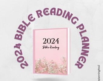 Our Christian Life and Ministry Bible Reading Schedule for 2024 - Pink Floral