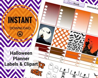 Halloween Planner Stickers