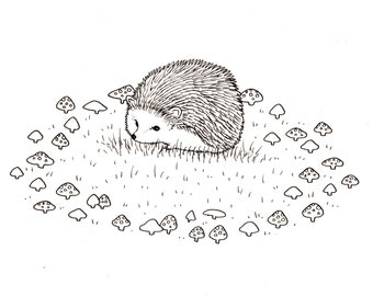 Fairy Ring Animals - Dibujos originales firmados en tinta de arte