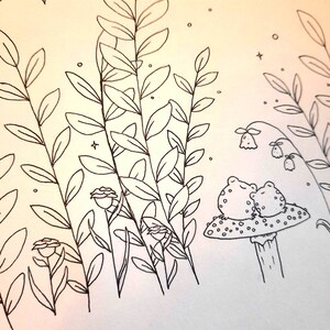 Nature Lovers - Gesigneerde Originele Inkttekening - 21,1 x 21 cm afbeelding 7