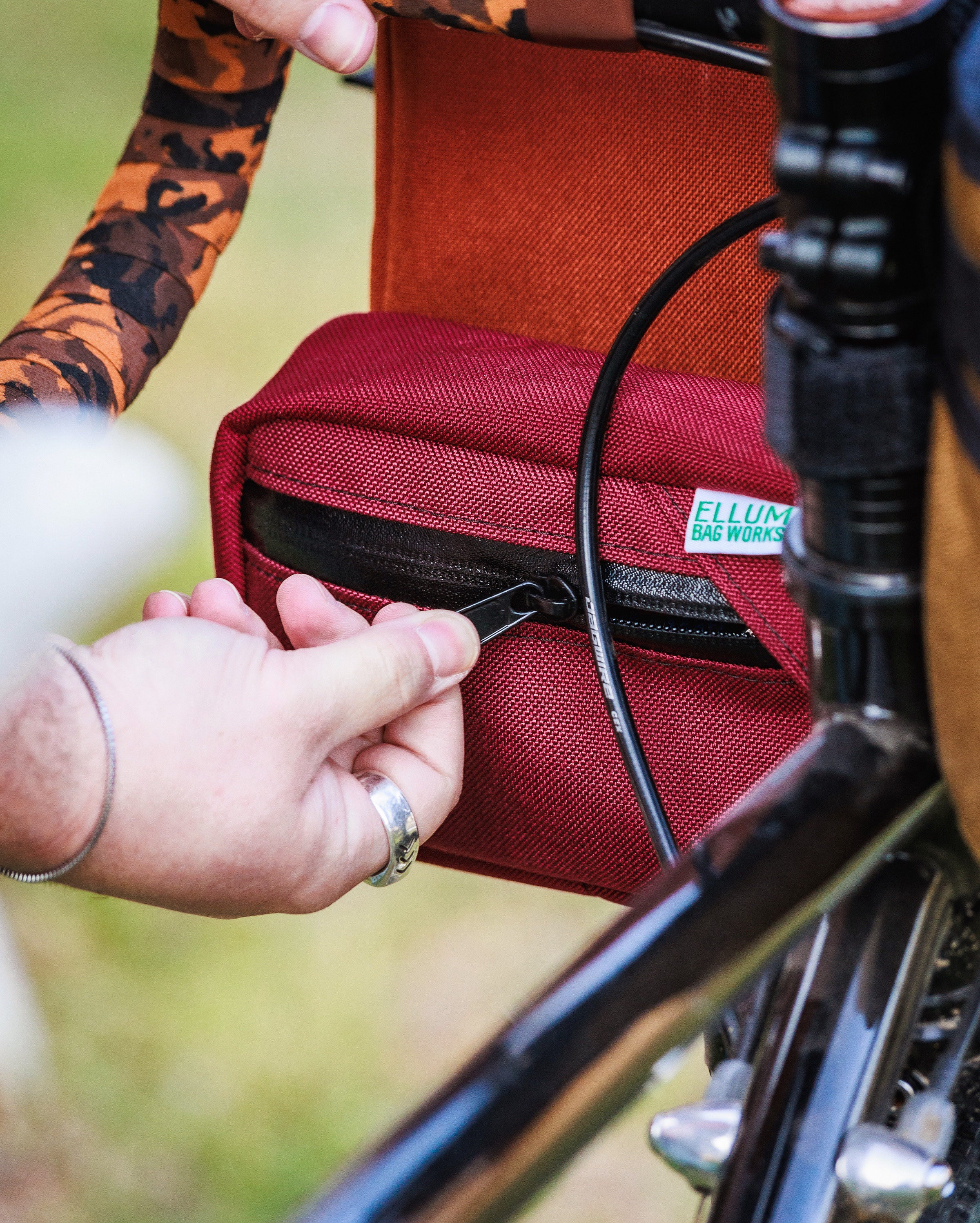 Duderino Bicycle Accessory Pouch | Bike Packing Bag | Mountable Bag | Ellum Bag Works