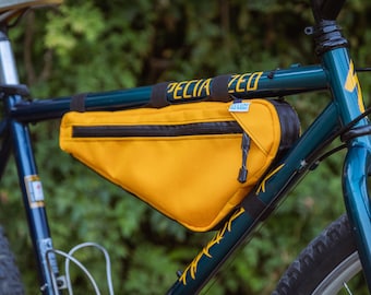 Traverse Bicycle Frame Bag Quarter Frame Bag Wedge Frame Bag Etsy