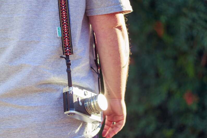 Vintage trim Camera Strap Deadstock Camera Strap Simple Camera Strap
