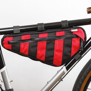 Bolsa para cuadro de bicicleta Stripe Traverse / Bolsa para cuadro de un cuarto / Bolsa para cuadro de cuña / Edición limitada