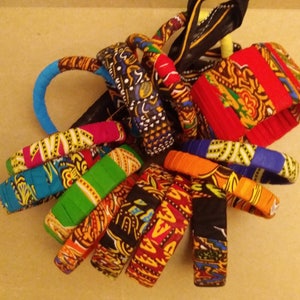 Ankara Fabric Bracelets