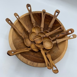 Handcarved Wood Measuring Spoons  Siggy Handmade – siggyhandmade