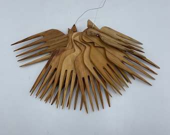 Wooden Hair Pick