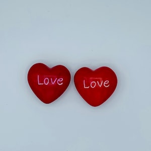 Soapstone Love  Hearts . small and medium size