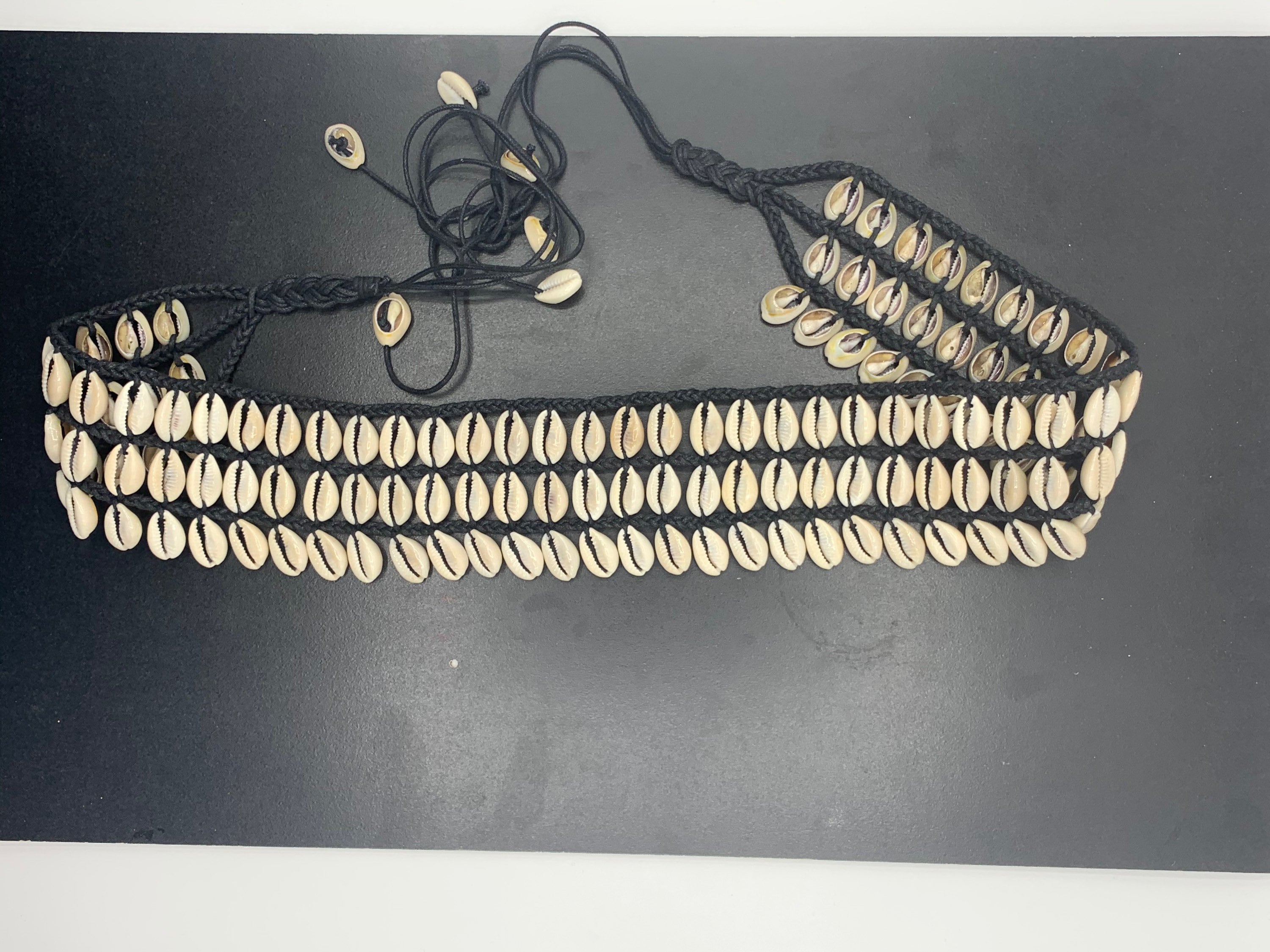 Tory Burch Beaded Belt with Cowrie Shells RARE Beaded Shell Belt - Etsy main image 3
