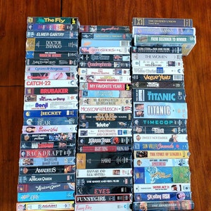 Sealed NEW VHS PICK 1: Jurassic Park, Klute, Quadrophenia, Say Anything, Spies Like Us, Amadeus, Sound of Music, The Red Shoes, Timecop