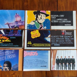 Original Vintage One Sheet Movie Posters PICK 1: Horror Carrie, The Hills Have Eyes*, Surf Nazis Must Die, Assault of the Killer Bimbos...