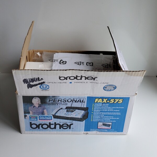 NEW Brother Fax-575 Personal Fax Machine OPEN BOX Brother Fax Machine/Copier Energy Star Tested Works