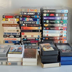 Dropped Prices BETAMAX Movies Pick 1: Back to the Future, Best of the Best, Blade Runner, Death Wish, Mean Streets, Scrooged, Hitchcock