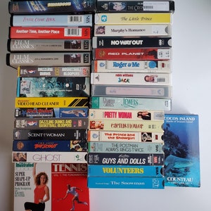 5 VHS for 5 Dollars PICK 5: Jacques Cousteau, Film Classics, Musicals, 80&#39;s, 90&#39;s, Sealed, Television, Documentaries,  *See Updated List*