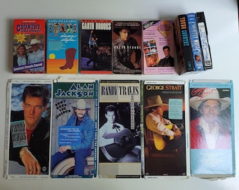 Sealed VHS Diane Horner's How to Country Line Dance + other VHS (8 Total tapes) + Longbox CD boxes lot (5) Alan Jackson, George Strait, etc.