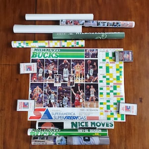 Vintage Milwaukee Bucks Posters PICK 1: 80&#39;s, 90&#39;s, Nice Moves, Moses in Milwaukee!, It&#39;s a Bucks Scene, Jack Sikma, Sidney Moncrief, Skiles