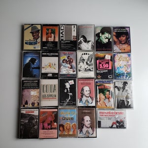 Versiegelte NEUE Tonbandkassetten PICK 1: Frank Sinatra, Bob Seger, Temple of the Dog Hunger Strike, Bad Company, Jim Croce, Soulja Slim, Huey Louis