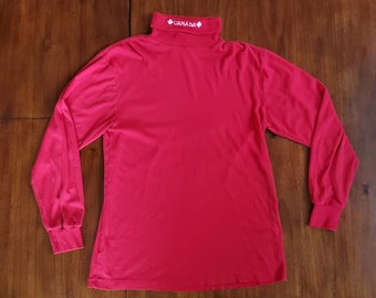 Vintage 80's Turtlenecks Pick 1: Canada Turtleneck Red Adult XL by Freelance Sportswear OR Vintage Breckenridge XL by Crazy Shirt Hawaii