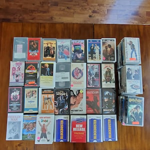 VHS Former Rentals or Cut Box Hard Case PICK ONE Blockbuster Video, Video Update, The Fisher King, Jurassic Park, Mortal Kombat, Robocop 2