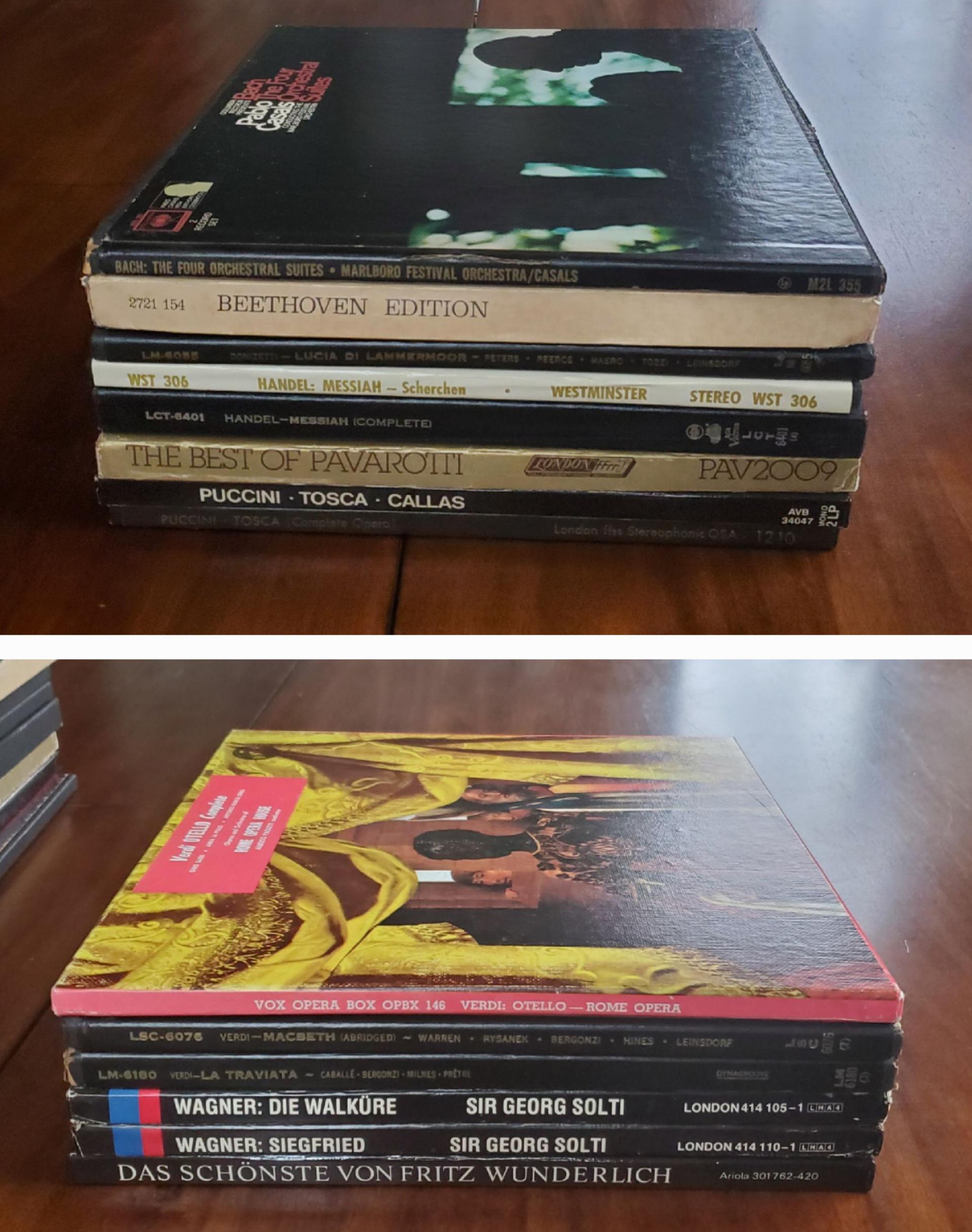 Vintage Classical Music Box Sets Records Vinyl 12
