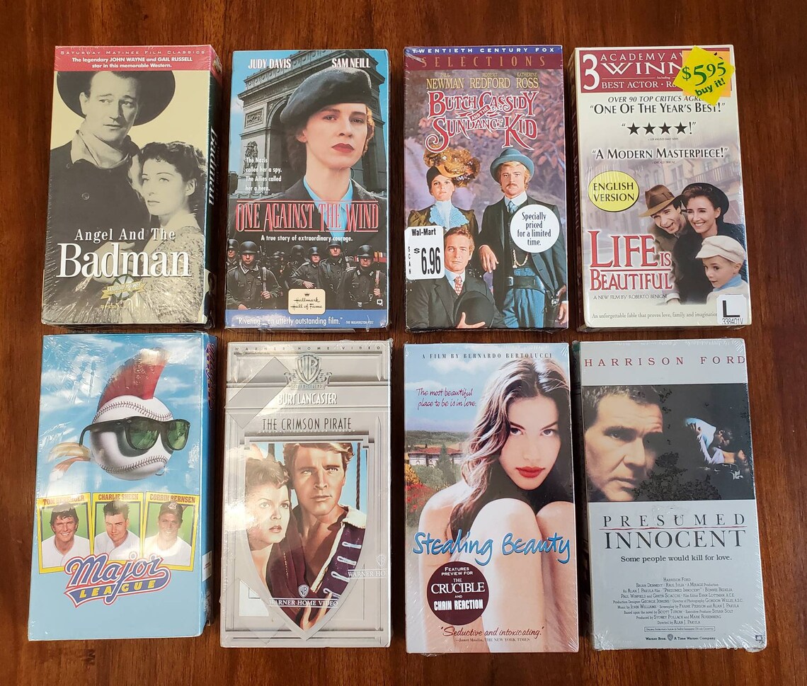 UPDATED Sealed VHS 80's VHS 90's Classic Movies Etsy
