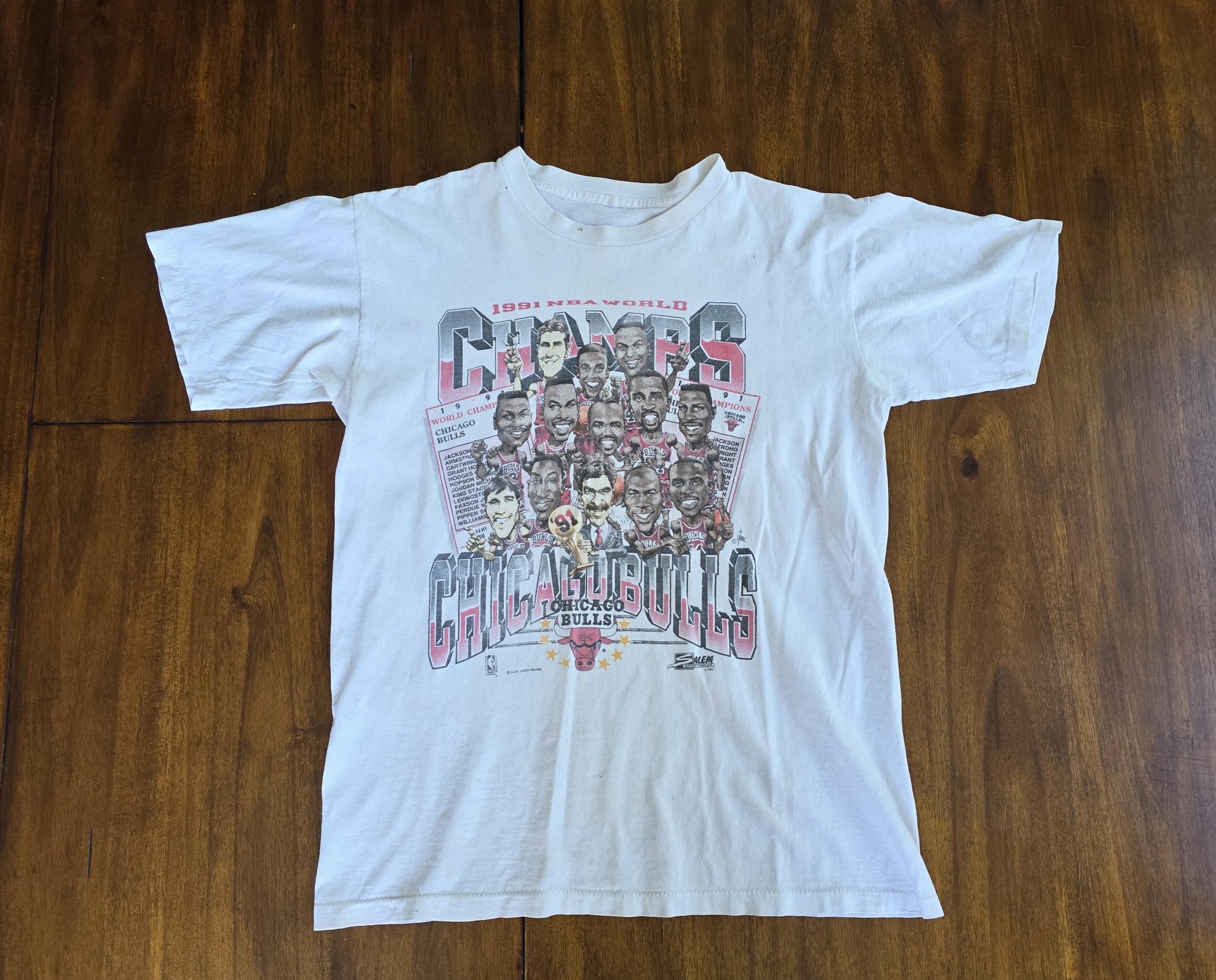1991 Bulls T Shirt - Etsy