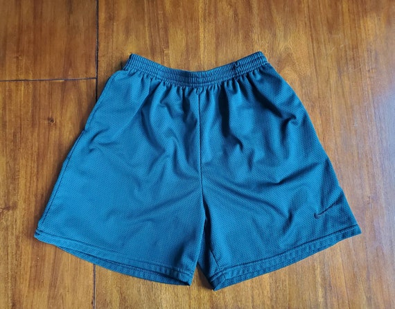 Vintage Nike Shorts Size XL Nike Dark Green Swoosh Athletic Shorts