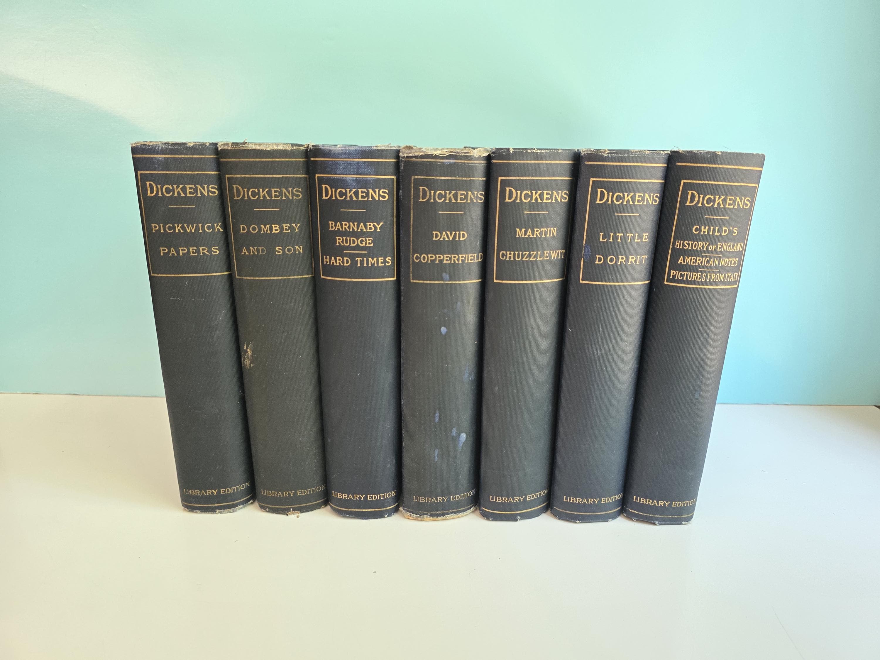 Charles Dickens Books 1800 - Etsy