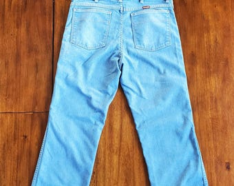 Vintage 80's Wrangler Blue Jeans Men's Size 32x29 Jeans or 31x29 Jeans Regular Fit