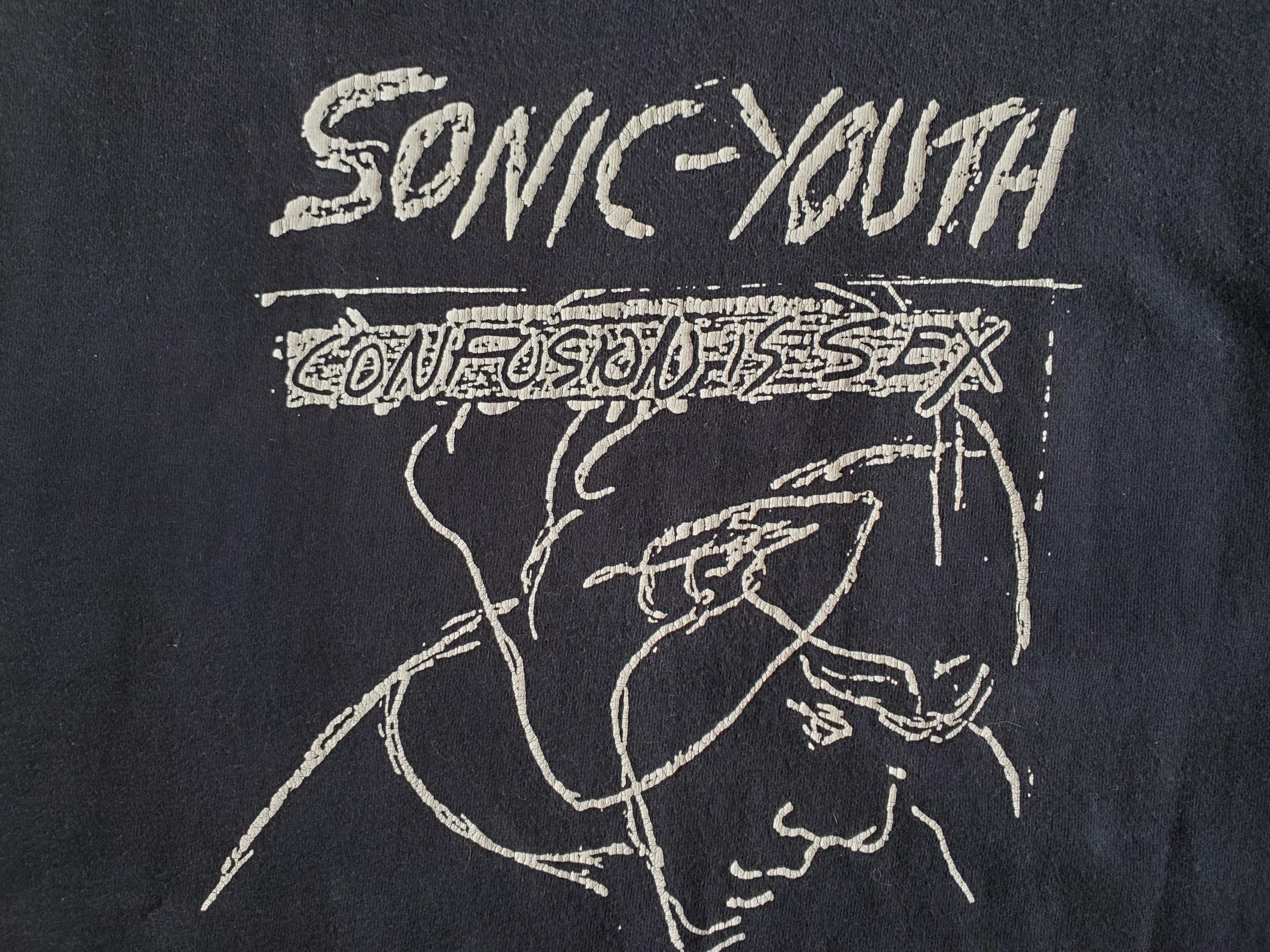 Vintage Sonic Youth T-shirt Confusion is Sex Late 90's Version
