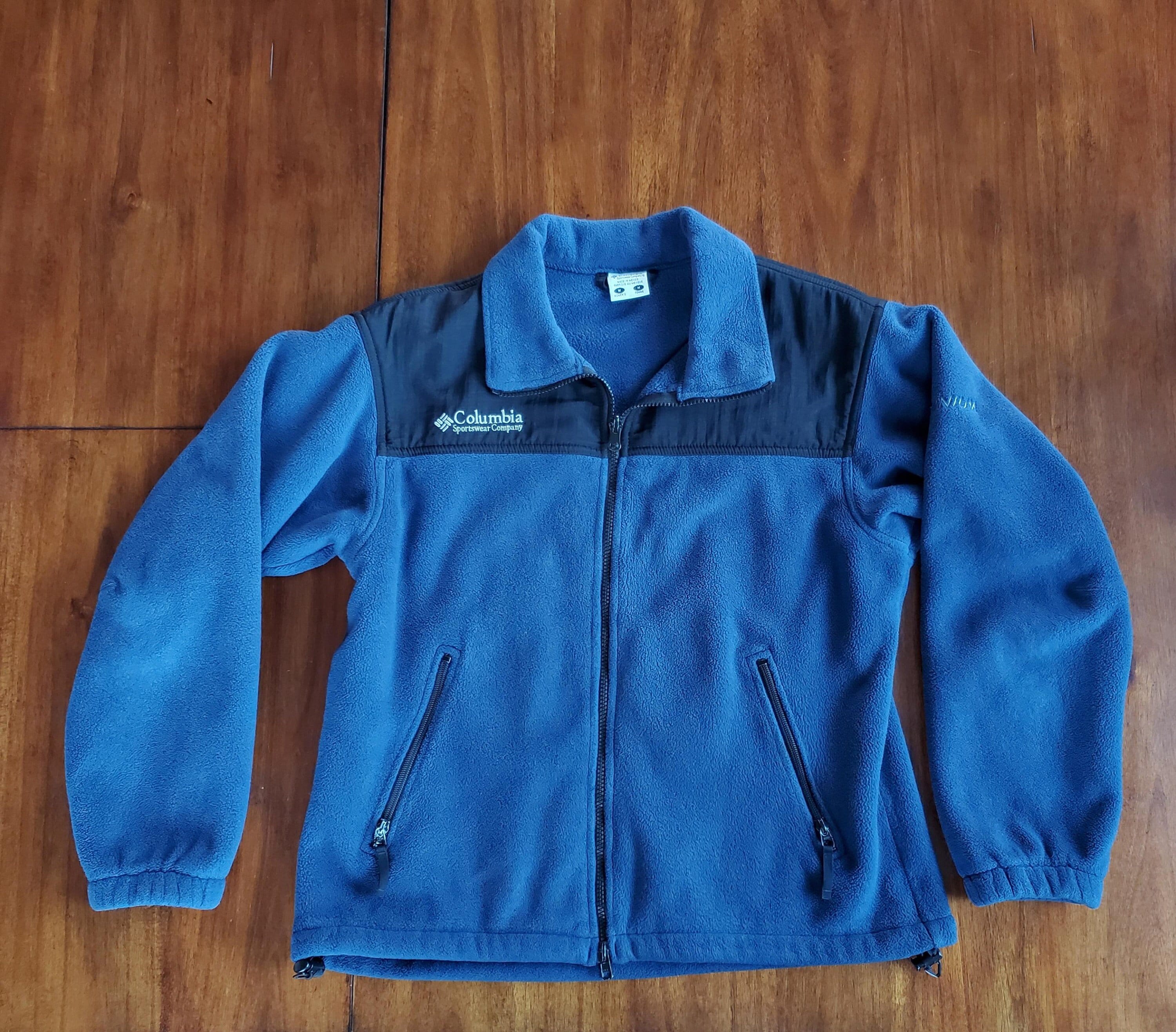Titanium Columbia Women's Size Medium Fleece Winter Jacket Navy