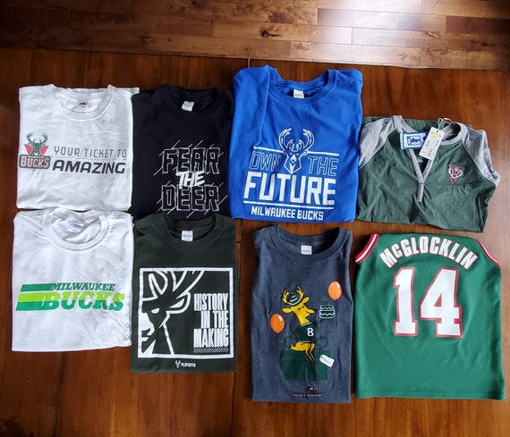 Milwaukee Bucks T-Shirts PICK 1 Option: Bucks Lar… - image 1