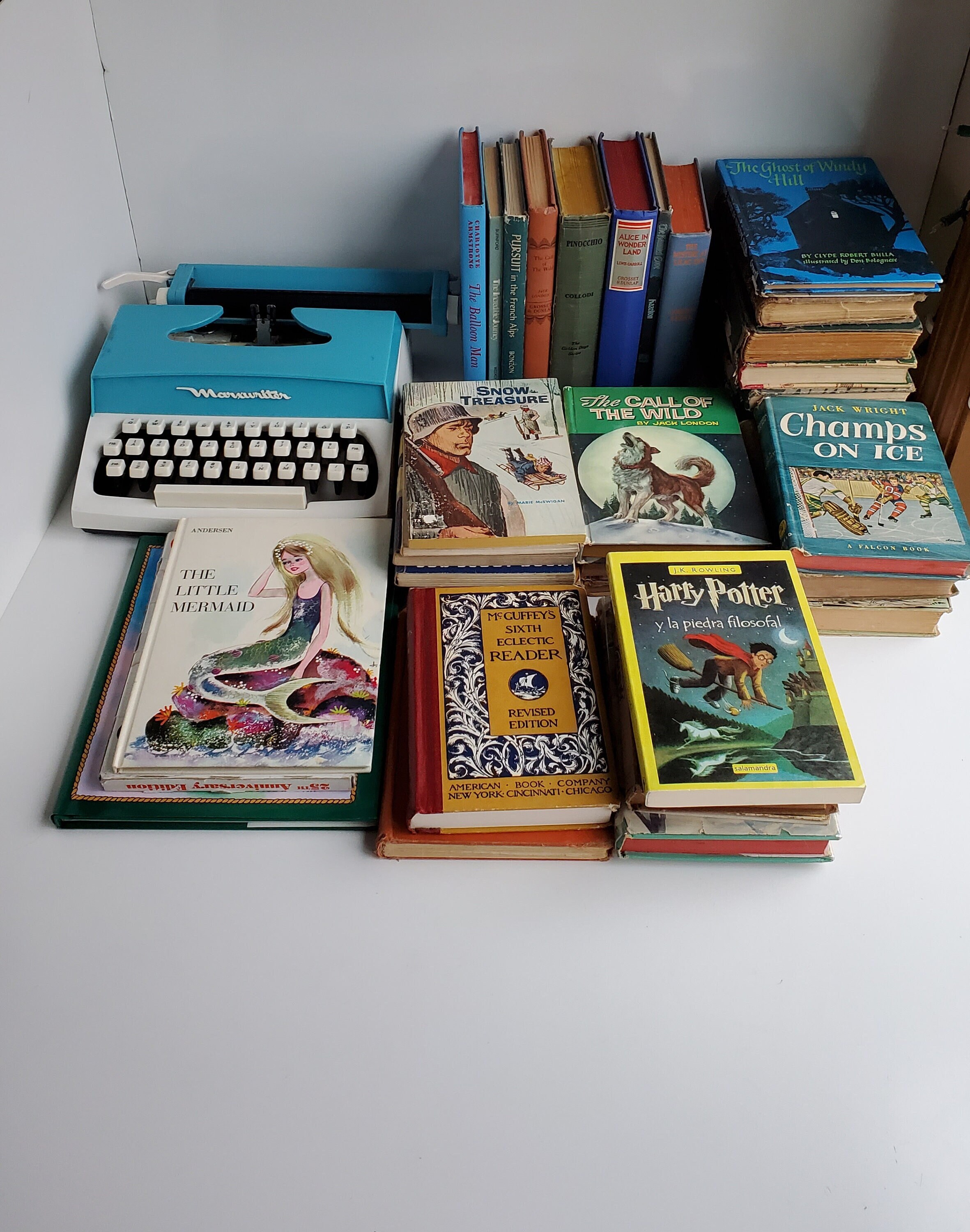 Vintage Children's Books Pick 1: Alice in Wonderland, Pinocchio, Call of the Wild, Dr. Seuss, McGuffey's Eclectic Reader, Tom Sawyer, Huck..