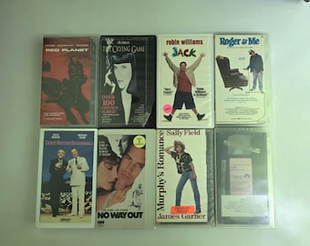 Lot of 8 VHS Former Rentals 80&#39;s/90&#39;s Dirty Rotten Scoundrels, No Way Out, Red Planet, Jack, The Crying Game other lots SOLD OUT