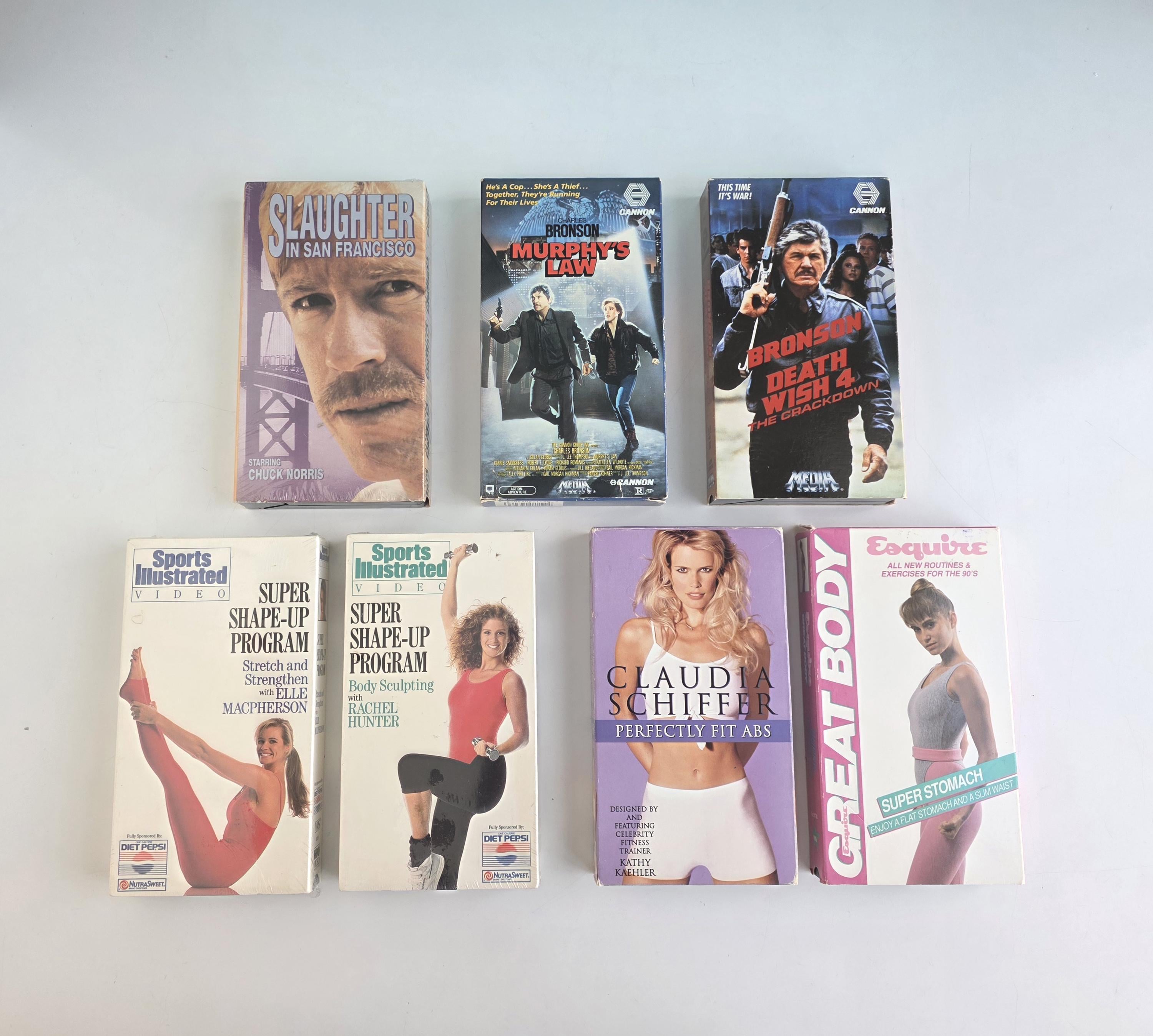 PICK 1 VHS Lot: Charles Bronson Chuck Norris Lot Death Wish 4