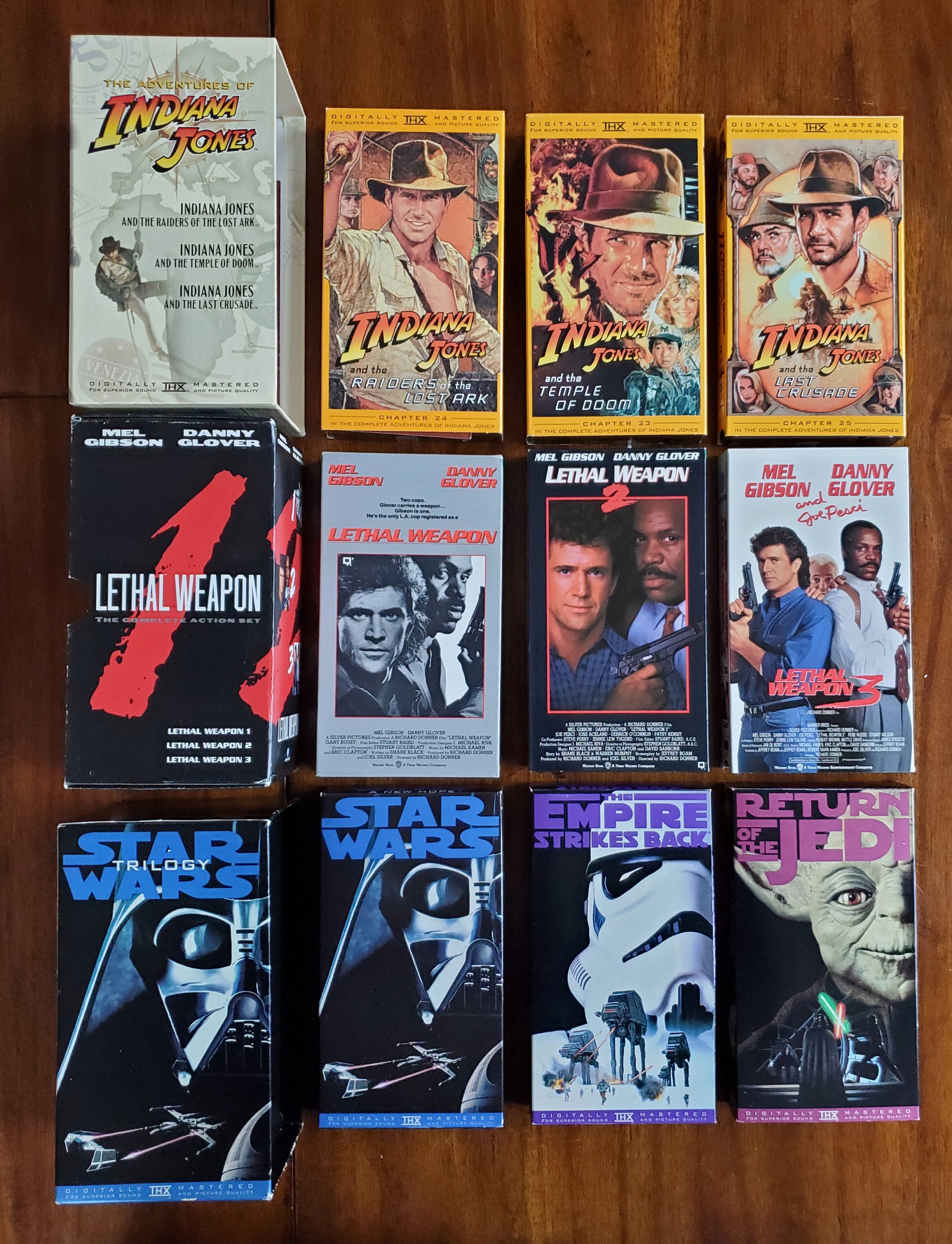 VHS Sets PICK 1: Star Wars Trilogy, Star Trek I-V, Lethal Weapon Trilogy, Indiana Jones Trilogy, Toy Story 12 Shrek, Disney, Air Combat - Etsy VHS Sets PICK 1: Star Wars Trilogy, Star Trek I-V, Lethal Weapon Trilogy, Indiana Jones Trilogy, Toy Story 12 Shrek, Disney, Air Combat - Etsy