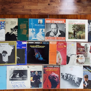Vintage Classical Music Vinyl Record Lots PICK 1:  Frédéric Chopin - Arthur Rubinstein, etc. or Igor Stravinsky or Tchaikovsky Reiner, etc.