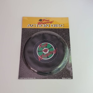 Vintage 1991 Harley-Davidson Frisbee Free Wheeling! Action Disc Rare Sealed on Collectible card