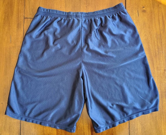 Vintage NBA Brand Basketball Shorts Men's Size Small Navy Blue Gray 90's Y2K