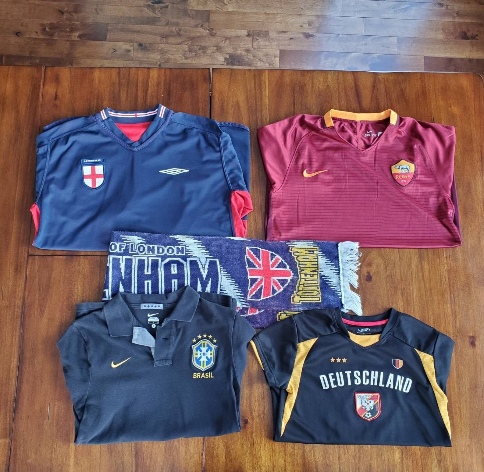 European Football Jerseys/soccer Pick 1 Nike Brasil Small Etsy