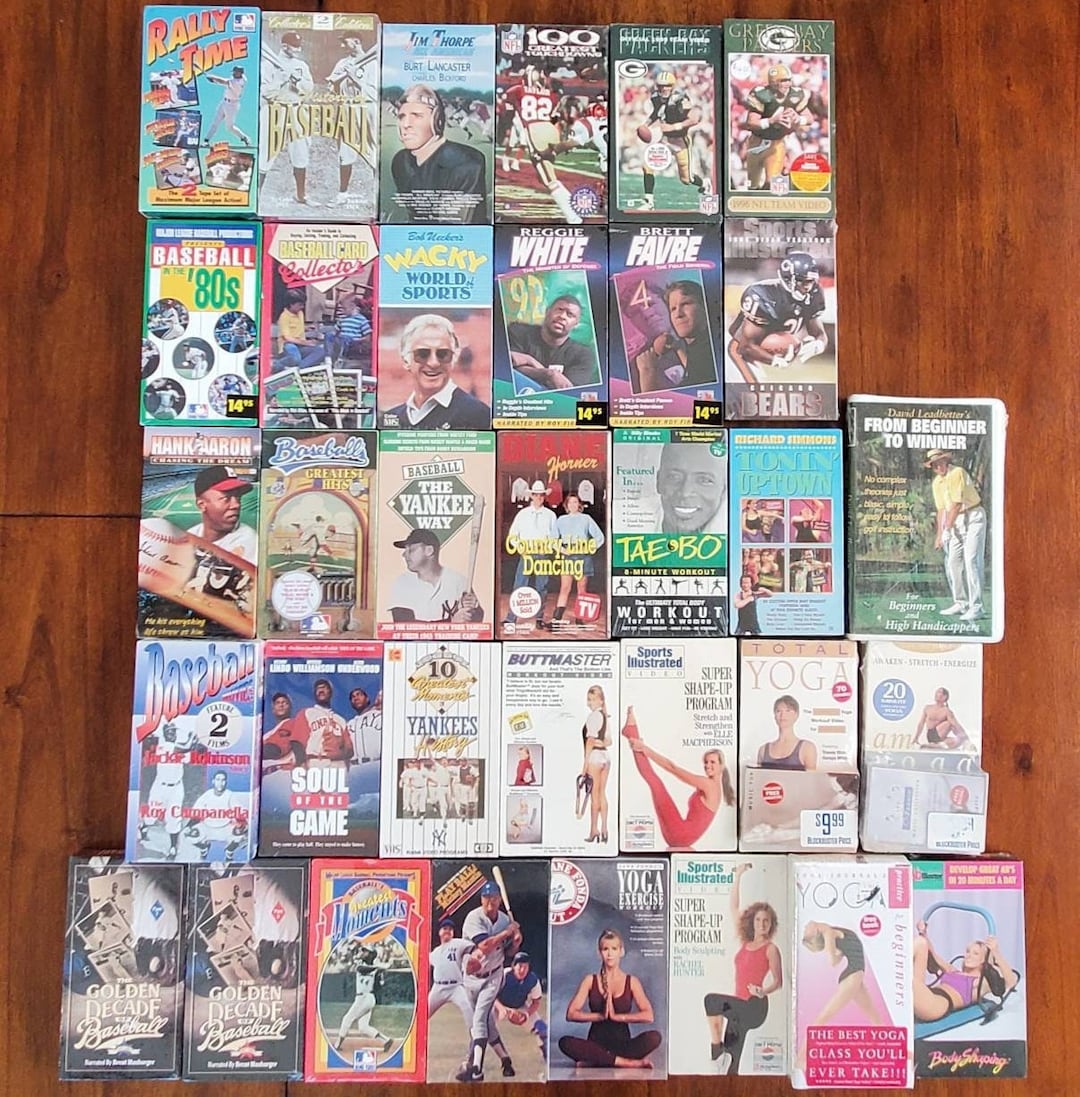 Sealed VHS Tapes Sports & Exercise Workout Videos PICK 1 Baseball
