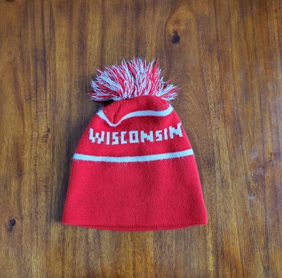 thumbnail image 2 of Beanie Hats For Men Badger Face Beanies Embroidered Animal Face Knitted Wooly Hat One Size Fits All Beanie Hat, Red, One Size 2 of 13